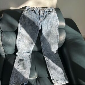 Levi’s orange tab acid wash jeans